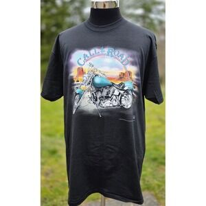 Vintage 90s Harley Davidson Motorcycle 3D Emblem Brand T Shirt Made In USA XL 94